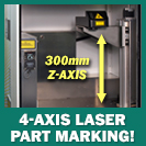 Image - Versatile 4-Axis, Class 1 Fiber Laser Part Marking Systems