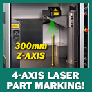 Image - Versatile 4-Axis, Class 1 Fiber Laser Part Marking Systems